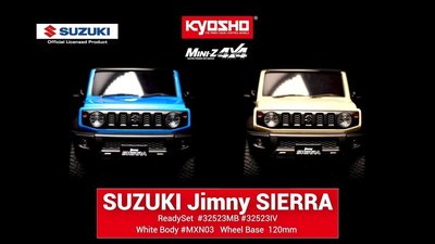 日本KYOSHO 京商 MINI-Z 1/18 Jimny 遙控車  如圖3色可選