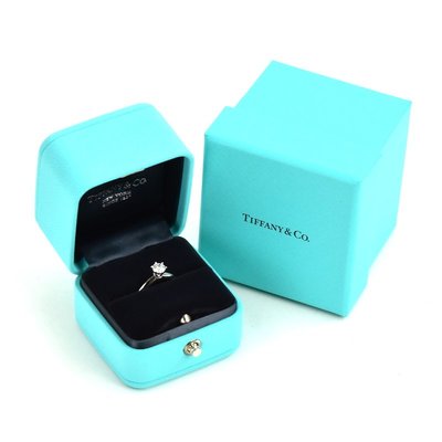 [超優惠 7號]Tiffany&amp;Co 0.38ct 六爪鉑金Tiffany Solitaire鑽石婚戒