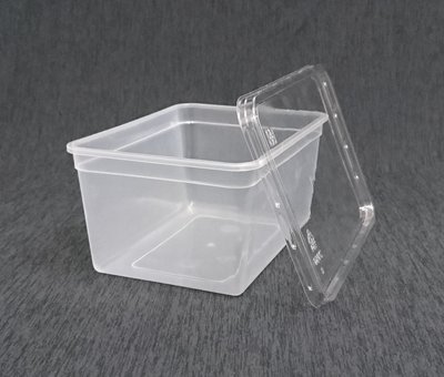 含稅【1000cc 餅乾盒+蓋】500組 冰淇淋桶 長方形盒 點心盒 外帶盒 透明盒 食品盒 包裝盒 塑膠盒 糖果盒 晶