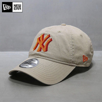 小Z代購#NewEra帽子鴨舌帽MLB棒球帽軟頂大標ny洋基隊雙標繡花彎檐帽