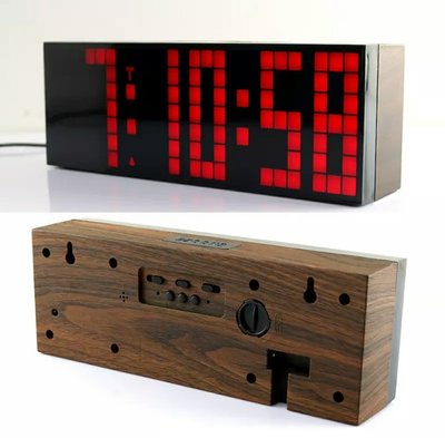 【2085】萬年曆LED鐘 LCD時鐘、LED CLOCK電子鐘 LED發光鐘(紅光） 新台幣：1,000元