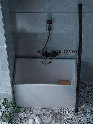 浴缸小浴缸家用亞克力80cm60方日式坐式深泡可移動迷你mini小戶型浴缸浴池