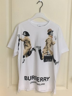秒殺斷貨款 Burberry  經典風衣跳躍之人印花棉質 T 恤 12Y 最後一件現貨