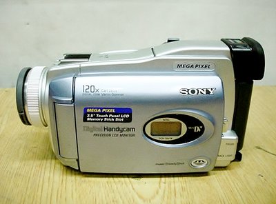 @【小劉二手家電】SONY 大螢幕 MINI DV攝影機,DCR-TRV38型,可錄影、放影、充電 -2  可超取