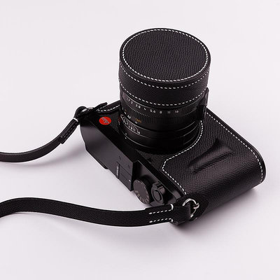 康緹斯 適用徠卡Leica Q2 純手工縫制皮套相機套定制鱷魚皮鴕鳥皮