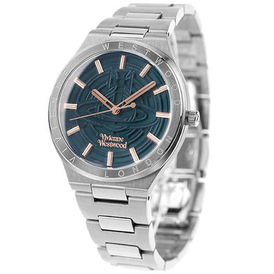 Vivienne Westwood 手錶 36mm 深綠色錶面 鍍金錶帶 男錶 女錶 上班族 生日 禮物 VV257TLSL