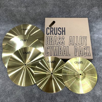 【反拍樂器】CRUSH CBCP50 銅鈸套鈸組 五片 爵士鼓銅鈸
