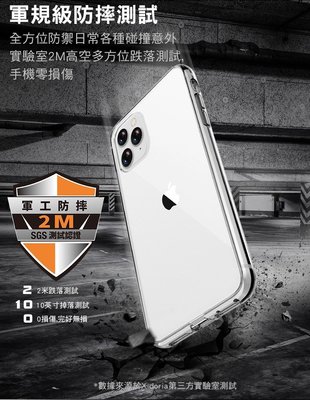 iPhone SE(2020)/SE2 4.7吋【X-Doria-晶透】刀鋒Crystal全透明超厚軍規防摔保護殼/背蓋