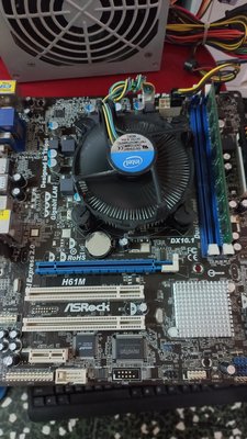 華擎 ASROCK H61M + G620 CPU + 2G DDR3 記憶體