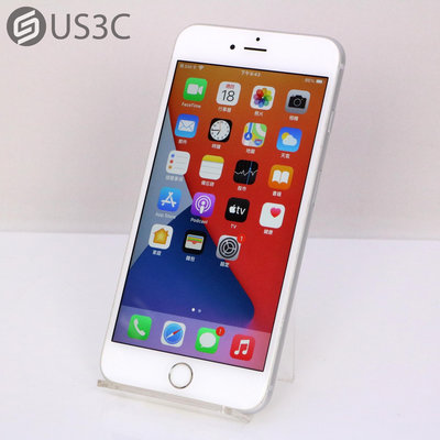 【US3C-高雄店】【一元起標】公司貨 Apple iPhone 6s Plus 5.5吋 64G 銀色 3D Touch 指紋辨識 空機 蘋果手機 二手手機