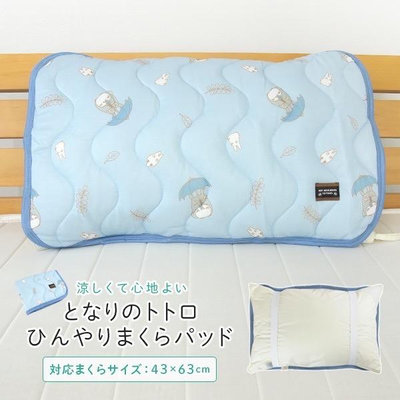 ♥︎MAYA日雜♥︎日本 宮崎駿 龍貓 接觸涼感 枕頭墊 枕頭套（貨況請詢問）