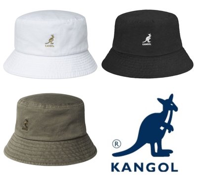 現貨 kangol Washed Bucket Hat 袋鼠logo 漁夫帽 報童帽 貝雷帽