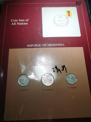 真品古幣古鈔收藏富蘭克林阿根廷 阿根廷3枚裝，3本隨機發貨如需指定請留言，一