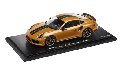 Porsche 保時捷 原廠 911 turbo s exclusive series 1:18 全球限量版 模型