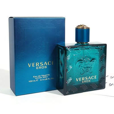 現貨熱銷-Versace范思哲愛神之水EROS愛羅斯清新男士淡香水EDT30/50/100ML香水持久