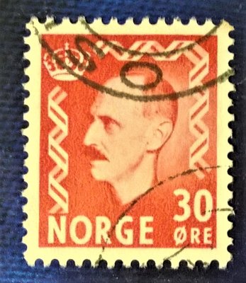 [QBo小賣場] 挪威 1952 國王哈康七世 1枚 #13939