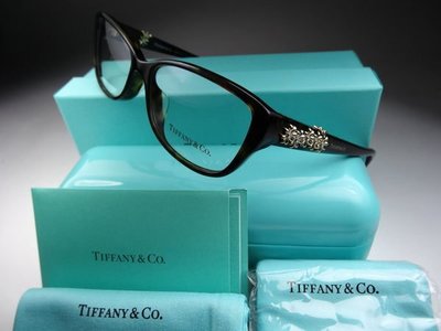 信義計劃 眼鏡 公司貨 全新真品 TIFFANY & Co. TF 2068-B-A 義大利製 水鑽橢圓 膠框