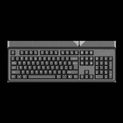 現貨雙飛燕官方KR-92薄膜有線usb鍵盤臺式筆記本電腦外置辦公打字專用簡約