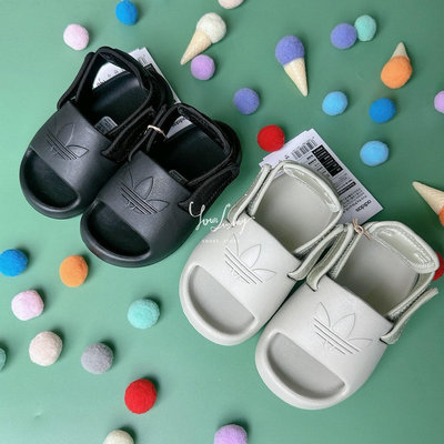 【Luxury】ADIDAS ADIFOM ADILETTE SLIDES KIDS 嬰兒 防水 涼鞋 幼兒寶寶鞋 小童 IG8168 IG8438