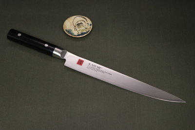 💖霞 Kasumi💖【vg10 大馬士革 切片刀 20 cm】 日本刃物 廚房刀具 八煌刃物