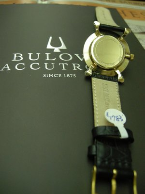 BULOVA  瑞士宝路華/ 50年代14K金/f. 稀少有特殊錶耳 玩家珍藏錶 品相極完美