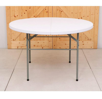 [可折疊]155CM圓桌 多用途萬用摺疊圓(野餐桌 展示桌會議桌折疊桌 155CM圓桌 10人大圓桌 折合桌