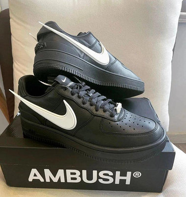 一帆百貨鋪Nike Air Force 1 AMBUSH聯名AF1空軍一號解構板鞋黑白