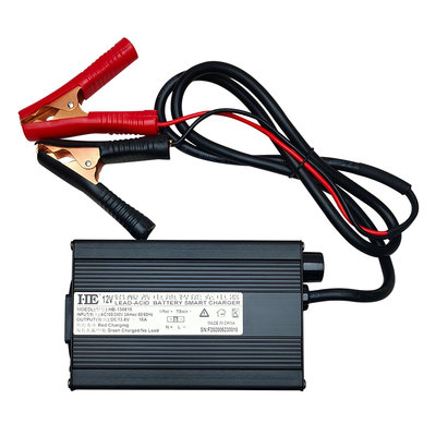 【藍天百貨】13.8V 15A 鉛酸電池專用充電器 AC 110V 220V 充電器 紅黑夾子線
