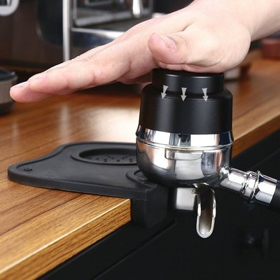 咖啡機咖啡壓粉器 不銹鋼平底按壓式布粉器 咖啡配套器具開心購 促銷 新品