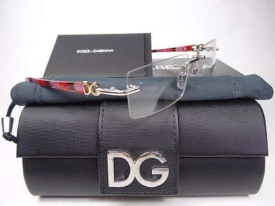 信義計劃 眼鏡 全新真品DG光學眼鏡 (D&G,DOLCE & GABBANA正牌), 1184, 義大利製無框款式