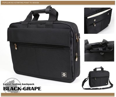 黑葡萄【S1531】(小款)前袋型男超質感公事包/筆電背包/側背包/i pad~熱賣推薦