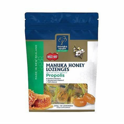 Manuka health 蜜紐康蜂膠糖 drops propolis 250g 頂級品牌正品公司貨