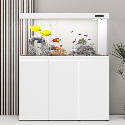 2024新款森森魚缸家居客廳家用生態金魚缸玻璃底過濾免換水水族箱多多雜貨鋪