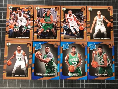 2017-18 Panini Donruss Boston Celtics 隊卡8張 含 Jayson Tatum rc 冠軍熱門