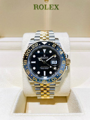 【北林流當品】ROLEX 勞力士 126713GRNR GMT-Master II 皮蛋圈 半金五珠帶 2023年新式保卡