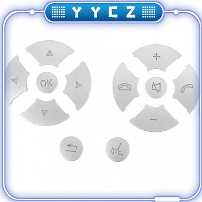 賓士C E S級W204 W212 W221 GLK X204 C200 C250的汽車內飾方向盤按鈕開關裝飾蓋貼紙