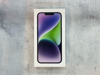 🌚 全新未拆 iPhone 14 128G 紫色 台灣公司貨 保固一年