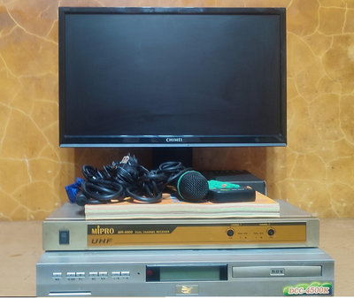 (請看內容)超值大放送點將家家用KTV卡拉OK伴唱機MIPRO無線麥克風套裝組(DCC-4500K)需自備擴大機(附影片