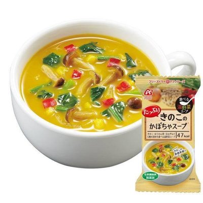 日本製～天野食品 蘑菇南瓜 蔬菜湯(1盒6包入)