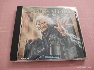 早期懷舊電玩《Lands of Lore》大地傳說 混沌王座 CD-ROM【CS超聖文化讚】