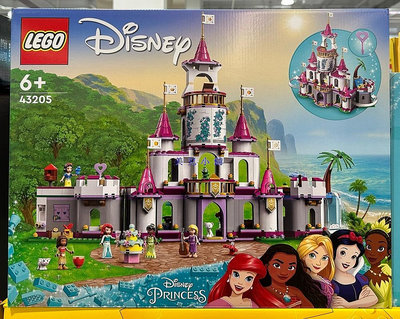 美兒小舖COSTCO好市多代購～LEGO 樂高積木 迪士尼公主系列 城堡公主(1盒裝)