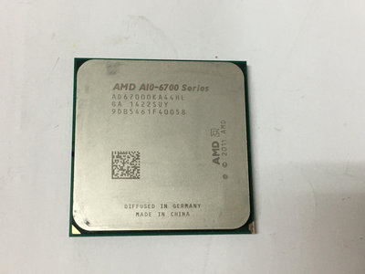 電腦雜貨店→AMD A10-6700  AD6700OKA44HL 65W 四核 正式CPU  二手良品 $550