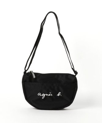 【日貨代購CITY】agnes b. GL11 E BAG 日本 限定 LOGO 側背 小包 黑色 現貨