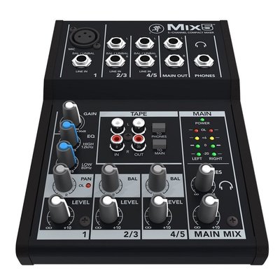 TENCHEER- Mackie Mix5 混音器 (全新盒裝) Mix Series 5-Channel Mixer console Mix 5