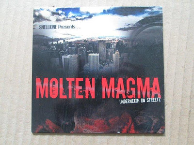 Snellione - Molten Magma Underneath Da Streetz 說唱音樂專輯 開封CD