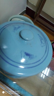 早期粉鳥，陶瓷鍋，老懷舊，法瑯壺