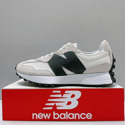 New Balance NB 327 男女款 海鹽黑 皮革 麂皮 D楦頭 運動 休閒鞋 MS327CWB