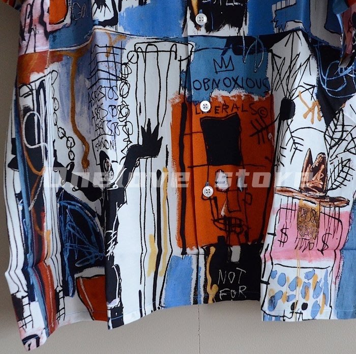 WACKO MARIA X JEAN-MICHEL BASQUIAT HAWAIIAN SHIRT | Yahoo奇摩拍賣