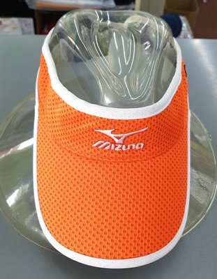 (易達高爾夫)全新原廠MIZUNO A92BM-16053 白/橘色 高爾夫球帽 空心帽