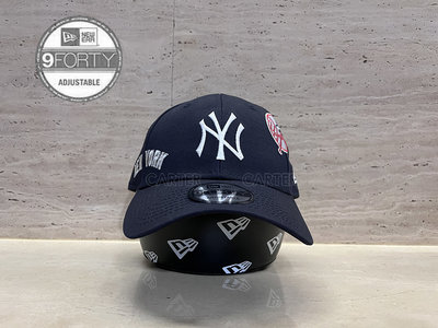 New Era x MLB NY Yankees League Multi Navy 9Forty 紐約洋基布章鴨舌帽